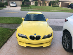 2000 BMW M Roadster in Dakar Yellow 2 over Dark Gray & Black Nappa