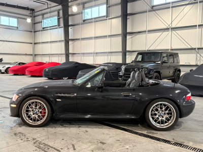 2000 BMW M Roadster in Cosmos Black Metallic over Black Nappa