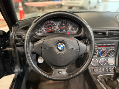 2000 BMW M Roadster in Cosmos Black Metallic over Black Nappa