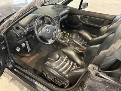 2000 BMW M Roadster in Cosmos Black Metallic over Black Nappa