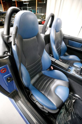 2000 BMW M Roadster in Estoril Blue Metallic over Estoril Blue & Black Nappa