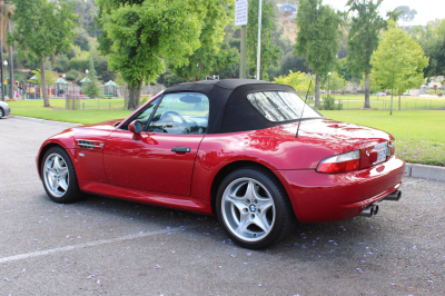 2000 BMW M Roadster in Imola Red 2 over Black Nappa