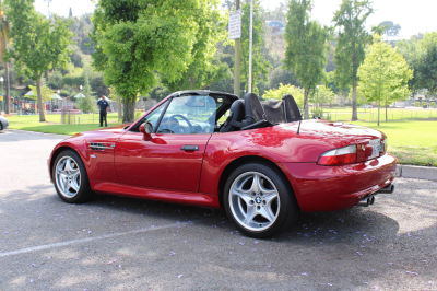 2000 BMW M Roadster in Imola Red 2 over Black Nappa