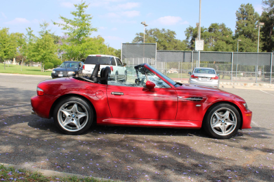 2000 BMW M Roadster in Imola Red 2 over Black Nappa