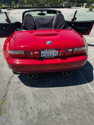 2000 BMW M Roadster in Imola Red 2 over Black Nappa