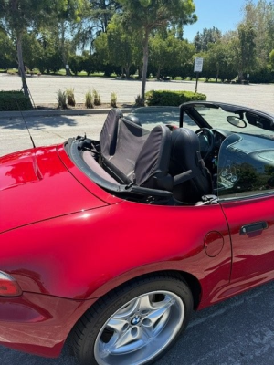 2000 BMW M Roadster in Imola Red 2 over Black Nappa