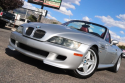 2000 BMW M Roadster in Titanium Silver Metallic over Imola Red & Black Nappa