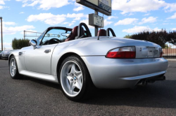 2000 BMW M Roadster in Titanium Silver Metallic over Imola Red & Black Nappa