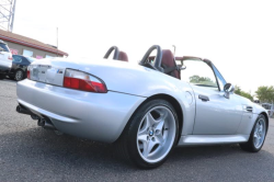 2000 BMW M Roadster in Titanium Silver Metallic over Imola Red & Black Nappa