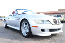 2000 BMW M Roadster in Titanium Silver Metallic over Imola Red & Black Nappa