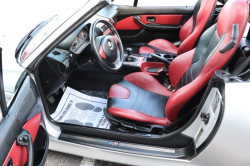 2000 BMW M Roadster in Titanium Silver Metallic over Imola Red & Black Nappa