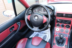 2000 BMW M Roadster in Titanium Silver Metallic over Imola Red & Black Nappa