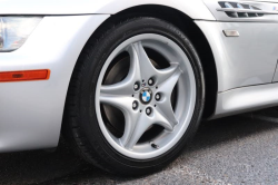 2000 BMW M Roadster in Titanium Silver Metallic over Imola Red & Black Nappa