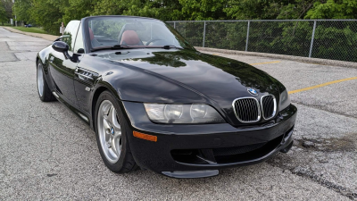 2000 BMW M Roadster in Cosmos Black Metallic over Imola Red & Black Nappa