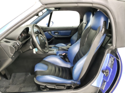 2000 BMW M Roadster in Estoril Blue Metallic over Estoril Blue & Black Nappa