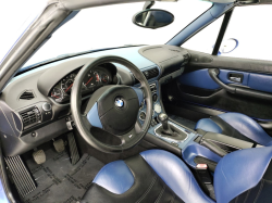 2000 BMW M Roadster in Estoril Blue Metallic over Estoril Blue & Black Nappa