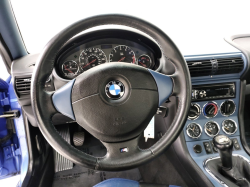 2000 BMW M Roadster in Estoril Blue Metallic over Estoril Blue & Black Nappa