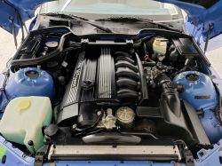 2000 BMW M Roadster in Estoril Blue Metallic over Estoril Blue & Black Nappa