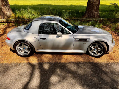 2000 BMW M Roadster in Titanium Silver Metallic over Black Nappa