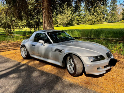 2000 BMW M Roadster in Titanium Silver Metallic over Black Nappa