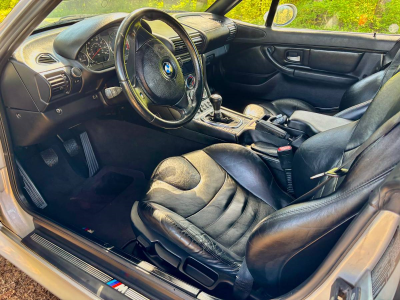 2000 BMW M Roadster in Titanium Silver Metallic over Black Nappa