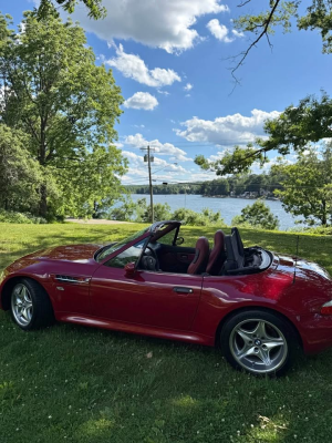 2000 BMW M Roadster in Imola Red 2 over Imola Red & Black Nappa