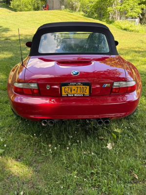 2000 BMW M Roadster in Imola Red 2 over Imola Red & Black Nappa