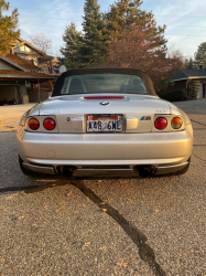 2000 BMW M Roadster in Titanium Silver Metallic over Imola Red & Black Nappa