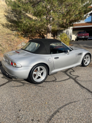 2000 BMW M Roadster in Titanium Silver Metallic over Imola Red & Black Nappa