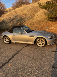 2000 BMW M Roadster in Titanium Silver Metallic over Imola Red & Black Nappa