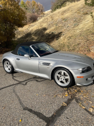 2000 BMW M Roadster in Titanium Silver Metallic over Imola Red & Black Nappa