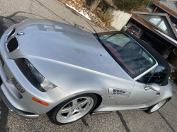 2000 BMW M Roadster in Titanium Silver Metallic over Imola Red & Black Nappa