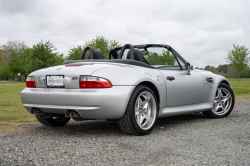 2000 BMW M Roadster in Titanium Silver Metallic over Black Nappa