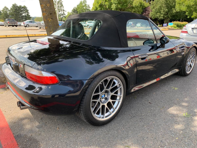 2000 BMW M Roadster in Cosmos Black Metallic over Black Nappa