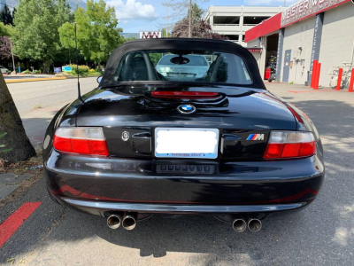 2000 BMW M Roadster in Cosmos Black Metallic over Black Nappa