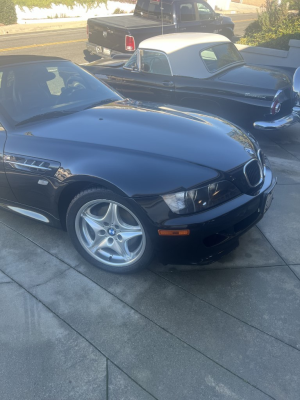 2000 BMW M Roadster in Cosmos Black Metallic over Black Nappa