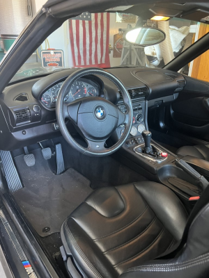 2000 BMW M Roadster in Cosmos Black Metallic over Black Nappa