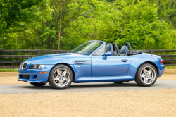 2000 BMW M Roadster in Estoril Blue Metallic over Estoril Blue & Black Nappa