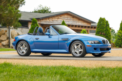 2000 BMW M Roadster in Estoril Blue Metallic over Estoril Blue & Black Nappa