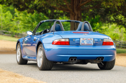 2000 BMW M Roadster in Estoril Blue Metallic over Estoril Blue & Black Nappa