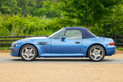 2000 BMW M Roadster in Estoril Blue Metallic over Estoril Blue & Black Nappa