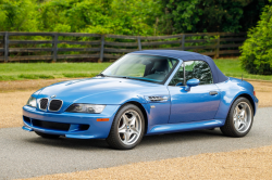 2000 BMW M Roadster in Estoril Blue Metallic over Estoril Blue & Black Nappa