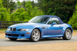 2000 BMW M Roadster in Estoril Blue Metallic over Estoril Blue & Black Nappa