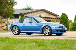 2000 BMW M Roadster in Estoril Blue Metallic over Estoril Blue & Black Nappa