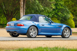 2000 BMW M Roadster in Estoril Blue Metallic over Estoril Blue & Black Nappa