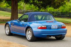 2000 BMW M Roadster in Estoril Blue Metallic over Estoril Blue & Black Nappa