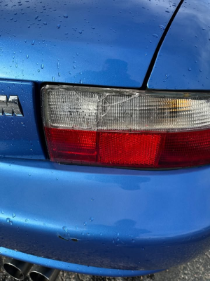2000 BMW M Roadster in Estoril Blue Metallic over Estoril Blue & Black Nappa