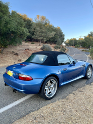 2000 BMW M Roadster in Estoril Blue Metallic over Black Nappa