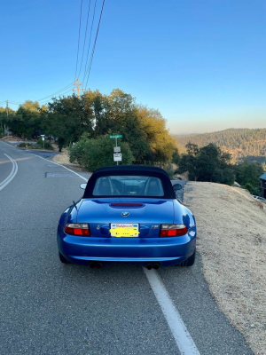 2000 BMW M Roadster in Estoril Blue Metallic over Black Nappa