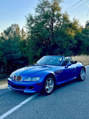 2000 BMW M Roadster in Estoril Blue Metallic over Black Nappa